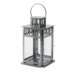 Stylish Metal and Glass Hanging Candle <b>Lantern</b> Galvanized Finished for Wedding & Home Decorative Floor <b>Lanterns</b> - Product Image 1