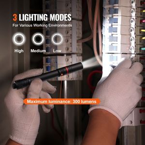 Torcia Tascabile a Penna con Messa a Fuoco Regolabile per Campeggio e Lettura - Product Image 4