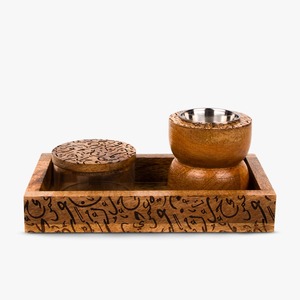 Quemador de Incienso Religioso de Madera de Sándalo Hecho a Mano para un Estilo Árabe Tradicional Premium en el Hogar - Product Image 4