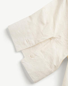 Camisa de Alta Calidad para Mujer, Casual, Transpirable, para Todas las Temporadas, de Poliéster/Algodón, Color Sólido, Manga Ancha, Corte Holgado, Cuello Camisero - Product Image 4