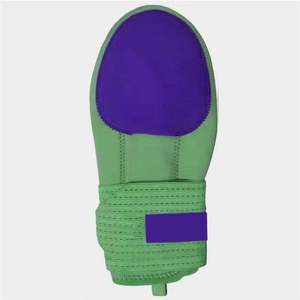 Guante de Béisbol de Punto Verde con Protección de Palma Morada para Lanzador Diestro, Protector de Dedos, Guantes de Softbol Personalizados, Guante de Deslizamiento - Product Image 2