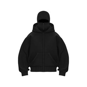 Sudadera con Capucha Personalizada de 350G para Hombre, Otoño, Doble Capucha, Secado Rápido, Color Sólido, Moda Urbana 2026 - Product Image 3