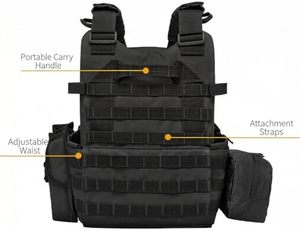 Chaleco Táctico Personalizado con Logotipo, Impermeable, Transpirable, Ajustable, Chaleco de Paintball, Chaleco Táctico Modular para Exteriores - Product Image 4