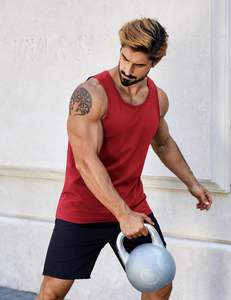 Camiseta sin mangas para hombre, dinámica, de tela de poliéster suave, transpirable, de ajuste cómodo, ligera, con caída fresca, elástica y cómoda para el día a día. - Product Image 2