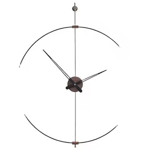 Industrial Metal Wall Clock <b>Round</b> Analog Quartz Design Antique Style Living Room Decor Silent <b>Battery</b> Powered Wall Clock - Product Image 3