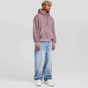 Sweat à capuche en molleton unisexe à prix abordable, vierge, de haute qualité, coupe oversize, 480 grammes, épais, hiver, 100 % coton - Product Image 5