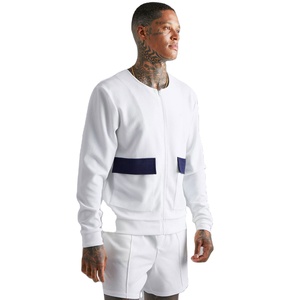 Conjuntos de Sudadera con Capucha y Pantalones Cortos Vintage con Efecto Desgastado por el Sol, Lavado Ácido, Logotipo Personalizado OEM y ODM, Estampado Puff y Cremallera Completa - Product Image 5