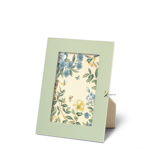 Handmade Minimalist MDF UV <b>Printed</b> Photo <b>Frame</b> Scalloped Edge Luxury Lacquer Finish Tabletop <b>Frame</b> for Home Office & Gallery - Product Image 3