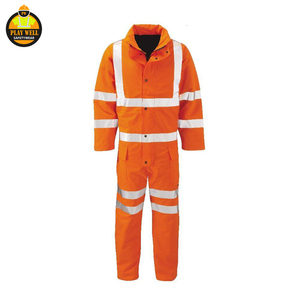 Combinaison de sécurité haute visibilité de qualité supérieure, couleur et logo personnalisés - Product Image 3