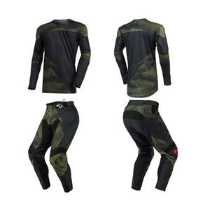 Conjunto de Equipamiento de Motocross, Pantalones y Jersey, Ropa de Verano Impermeable y Transpirable para Ciclismo de Montaña, Todoterreno y ATV - Product Image 1