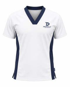 เสื้อยูนิฟอร์มศิลปะการต่อสู้แบบยูนิเซ็กซ์ แขนสั้น คอวี แห้งเร็ว สำหรับคาราเต้ เทควันโด รับผลิตแบบ OEM - Product Image 1