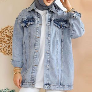 Conjunto Deportivo Modesto para Mujeres Musulmanas, Ropa Islámica Cómoda de 2 Piezas, Conjunto Casual Transpirable con Bordado Acolchado, 100% Algodón - Product Image 3