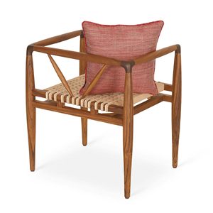 Silla de Madera de Teca Sólida y Resistente, Asiento de Madera Duradero para Uso Prolongado, Proveedor de Muebles para Restaurantes, Cafés y Hogares - Product Image 3