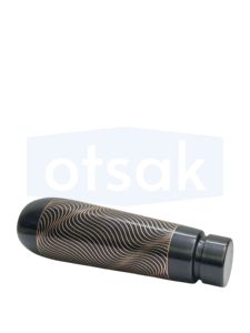 OTSAK – Gourde portable vintage en cuivre pur noir gravé, étanche, écologique, grande capacité, pour voyage en extérieur, personnalisable - Product Image 4
