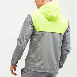 Wholesale <b>Waterproof</b> Lightweight <b>Men</b> Windbreaker Jacket Outdoor Hooded Sportswear Running <b>Coat</b> Breathable Windproof Outerwear - Product Image 3