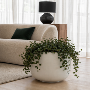 Minimal Gardening Shaped Smooth surface Fiberglass Decorative Outdoor Indoor Garden Flower <b>Tree</b> <b>Planter</b> Pot 4 Sizes Set - Product Image 5