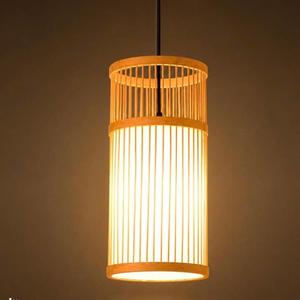 Vietnam Handmade Bamboo Pendant Light Decorative Hanging <b>Lamp</b> Energy Saving <b>Wireless</b> Control Adjustable Height 2-Year Warranty - Product Image 2