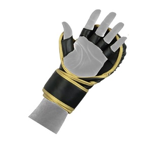 Gants de karaté en cuir et mitaines souples en PU avec logo personnalisé - Protège-mains approuvés WKF pour l'entraînement aux arts martiaux - Product Image 2
