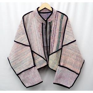 New Arrival Premium Women's <b>Jacket</b> Mandarin Collar Full Sleeve Multicolor Autumn Wear Hand <b>Quilted</b> Detail Non Woven <b>Jackets</b> - Product Image 1