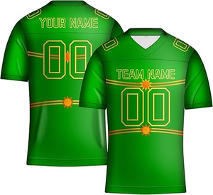 New Season American Football Jersey <b>Short</b> Front Custom Team Anti-Bacterial Breathable Cheap China Wholesale Price Good Quality - Product Image 3
