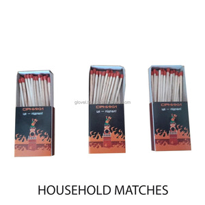 Premium Household Safety <b>Matches</b> <b>Vintage</b> Style Water Resistant Eco-Friendly 51x35x14mm <b>Box</b> 40 Sticks Fire Starter Printing - Product Image 2