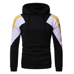 เสื้อฮู้ดกีฬาผู้ชายแบบขายส่ง สั่งทำได้ สีพื้น ผ้าฟลีซ ไซส์ใหญ่ เป็นมิตรกับสิ่งแวดล้อม สำหรับฤดูใบไม้ผลิ รับผลิตแบบ OEM - Product Image 5