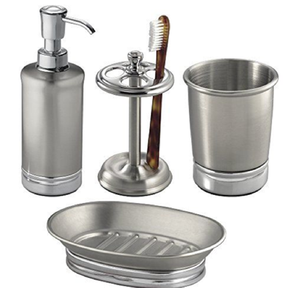 Stunning Hammered Steel for Metcraft Modern Bathroom Vanity Set Easy Clean Highly Textured Surface Available Wholesale - Product Image 3