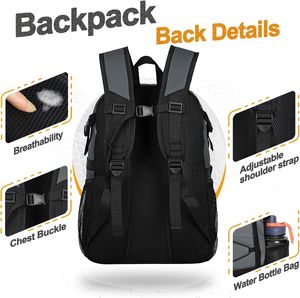 Mochila de Fútbol Personalizada de Alta Calidad para Hombre, Bolsa de Baloncesto con Espacio para Balón, Espacio Separado para Zapatos, para Entrenamiento de Voleibol - Product Image 3