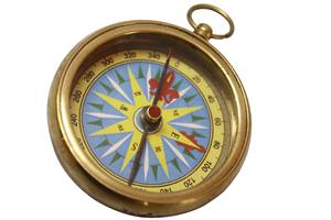 เข็มทิศทองเหลือง กล่องไม้ทำมือ งานเลียนแบบโบราณ ชุบทอง ดีไซน์คลาสสิกแบบพกพา พรีเมียม ทันสมัย - Product Image 4