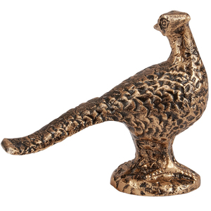 Escultura de Faisán Dorado Vintage, Estatua de Aluminio, Decoración de Graduación, Figura Moderna Hecha a Mano y Bañada en Oro para Habitación Infantil - Product Image 3