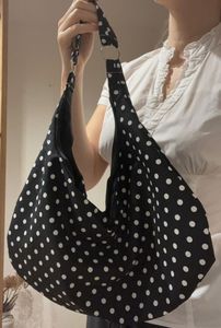 Style De Maison White Shoulder Bag Large Size Button Closure Shoulder Length Handle Daily Use Tote Bag <b>Eco</b> Friendly Reusable - Product Image 3