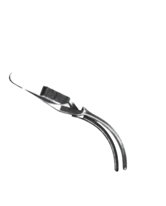 Pince chirurgicale vasculaire de précision DeBakey incurvée de 7,5 cm, en acier inoxydable, instrument chirurgical cardiovasculaire - Product Image 4