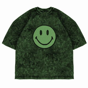 เสื้อยืดโอเวอร์ไซส์ทรงหลวมสำหรับผู้ชายและผู้หญิง ลวดลายฟอกสีสไตล์พรีเมียม แฟชั่นสตรีท ผลิตเสื้อผ้าตามสั่ง ใส่ได้ทุกฤดู สำหรับผู้ใหญ่ - Product Image 3