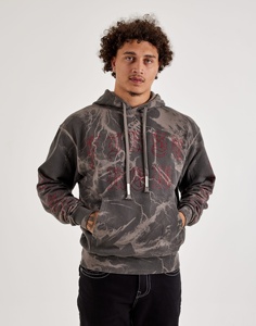 2026 Sweat à capuche zippé pour homme, style streetwear, imprimé DTG avec strass, en molleton bouclette, de créateur, coupe oversize, grammage lourd, motif camouflage - Product Image 1