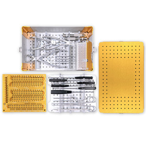 Kit Médico Completo para Columna Vertebral, Retractor Ortopédico para Columna, Set de Discectomía, Instrumentos de Cirugía Vertebral, Kit de Acero Inoxidable - Product Image 1