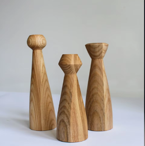 Candelabros de Madera Indios para Decoración Navideña, Decoración Increíble para Mesas de Comedor y Salas de Estar - Product Image 2