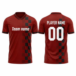 Wholesale 100%Polyester American Football Jerseys Custom for <b>Men</b> V-Neck Short Sleeve Sublimation Football Jersey Quick Dry Team - Product Image 4