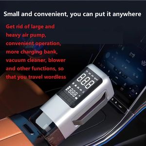 Fuente de Alimentación Portátil 2000A Multifuncional para Arranque de Emergencia de Automóviles, Pantalla Digital de 15V, Banco de Carga, Aspiradora, Linterna, SOS - Product Image 5