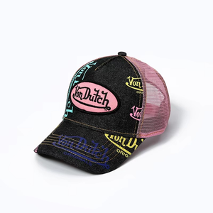 Gorra Deportiva Personalizada Von, Gorra Trucker Holandesa Bordada Personalizada, Gorra de Skateboard Retro Urbana, Gorra de Surf, Gorra de Béisbol Hip Hop de Copa Suave - Product Image 1