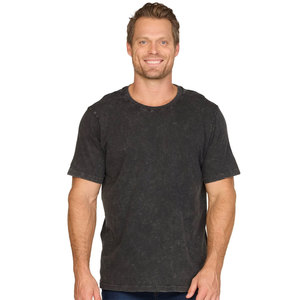 Camiseta de Hombre de Alta Calidad, Transpirable, Ecológica, Antiarrugas, Cuello Alto, Manga Corta, Corte Holgado, Diseño Sólido, Tejido Formal - Product Image 3