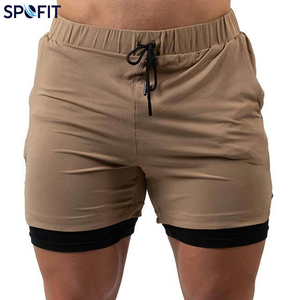 sport <b>shorts</b> Casual Eco-Friendly Quick Dry Breathable <b>Spandex</b>/Cotton Elastic Waist Gym Training <b>Shorts</b> <b>with</b> Custom Front Logo - Product Image 6