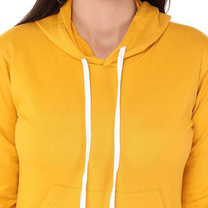 Sweat-shirt à capuche personnalisé pour femme avec cordon de serrage, col montant en polaire, style urbain professionnel, nouvelle collection 2026 - Product Image 5