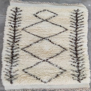 Custom Hand made fluffy shaggy New Zealand <b>wool</b> long pile no shedding thick <b>Wool</b> Moroccan area rug carpet - Product Image 6