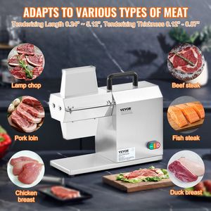 Macchina elettrica commerciale 450W per intenerimento per carne pesante in acciaio inossidabile per utensili da cucina con manico per intenerire il pesce - Product Image 4