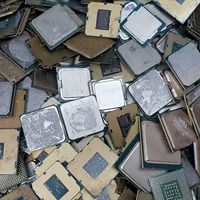 Limbah Chip Komputer Terpilah Dengan Rongsokan CPU Dan 5% Komponen Kontak Berlapis Emas Untuk Bahan Baku Reklamasi Logam Mulia