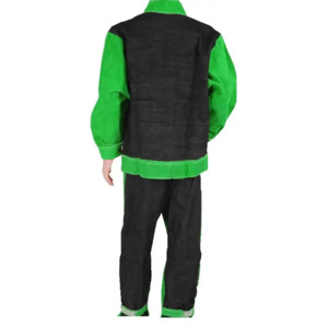 Veste de sécurité en cuir de vachette pleine fleur, résistante, certifiée CE, protection ignifuge niveau D, protection des mains et des bras - Product Image 5