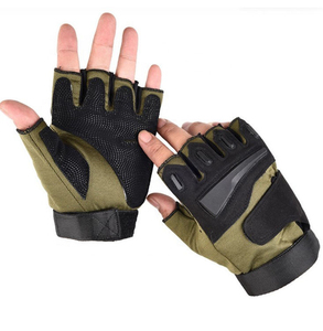 OEM Serviced Material Half Half Finger Eco-Friendly Custom Color Cycling Gloves Unique Design High Quality Customizable Racing - Product Image 2