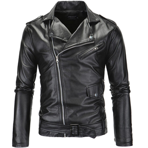 Chaqueta de Cuero para Motociclista, Color Bronceado Desgastado, Chaqueta de Motocicleta Resistente de Cuero Vacuno, Estilo Ajustado, Chaqueta de Moda Masculina - Product Image 2