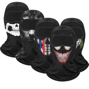 Cagoule unisexe à motif numérique d'horreur pour fête, taille adulte 56-58CM, respirante - Product Image 2