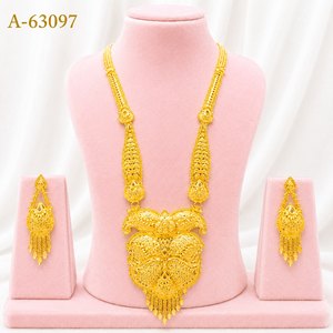 MOLL JEWELLERS Elegante Conjunto de Collar y Pendientes Largos con Borlas para Mujer, Chapado en Oro, Aleación de Zinc, Estilo Étnico, A-63093 - Product Image 6
